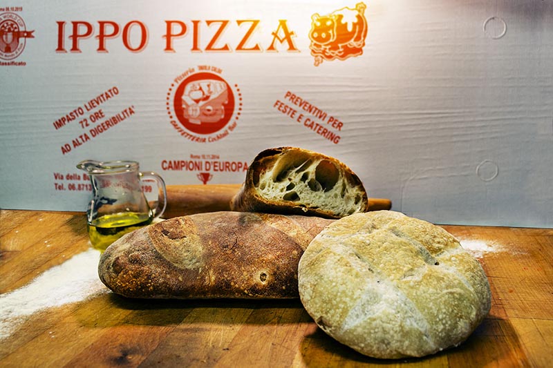 ippo pizza bufalotta asporto pane